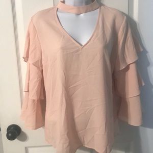 Candies soft pink dress up shirt